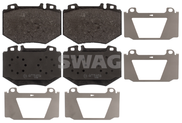 set placute frana,frana disc 10 11 6137 SWAG